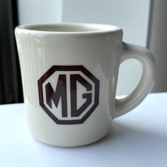 Vintage MG British Motors Car Auto Logo Coffee Mug Made in the USA - Picture 1 of 5